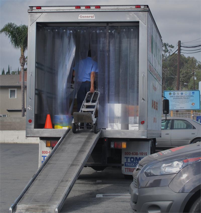 Plastic Strip Curtains For Trucks Traffic Doors and More For Truck