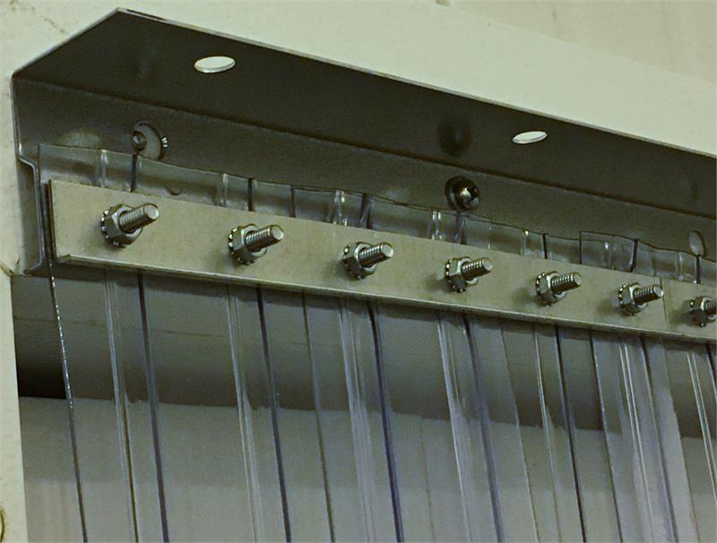 Strip Curtain Mounting Bars Galvanized or Stainless Steel Hanging Strip