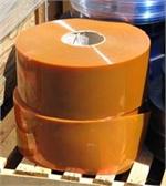 Orange pvc strip curtain rolls in stock.